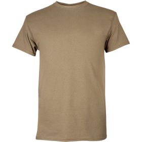 MENS SHORT SLEEVE T SHIRT BROWN XXL