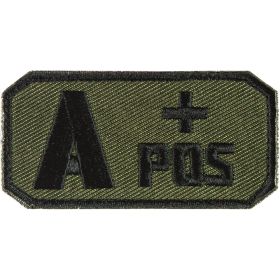 A POS (+) PATCH (Option: OLIVE DRAB / BLACK  6 PACK)