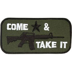 COME & TAKE IT PATCH (Option: OLIVE DRAB  6 PACK)