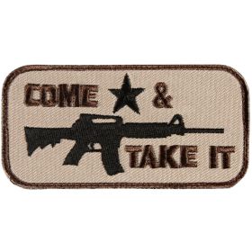 COME & TAKE IT PATCH (Option: KHAKI  6 PACK)