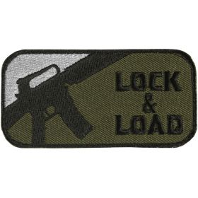 LOCK & LOAD PATCH (Option: OLIVE DRAB  6 PACK)