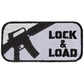 LOCK & LOAD PATCH (Option: GREY  6 PACK)