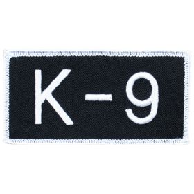 ENFORCEMENT ID PATCH 2" X 4" (Option: K9 6 PACK)