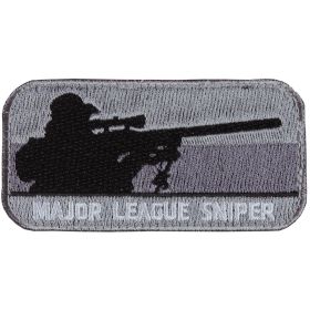 MAJOR LEAGUE SNIPER PATCH (Option: GREY / BLACK  6 PACK)