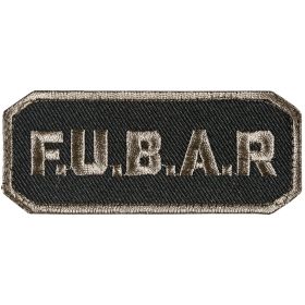 F.U.B.A.R PATCH (Option: FOLIAGE / BLACK  6 PACK)