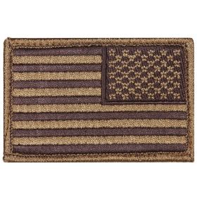 USA FLAG PATCH (Option: SILVER GREY/BLACK  RIGHT FACE  6 PA)